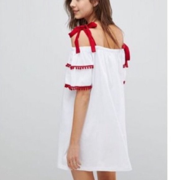 ASOS Dresses & Skirts - Asos Cotton Off The Shoulder Dress